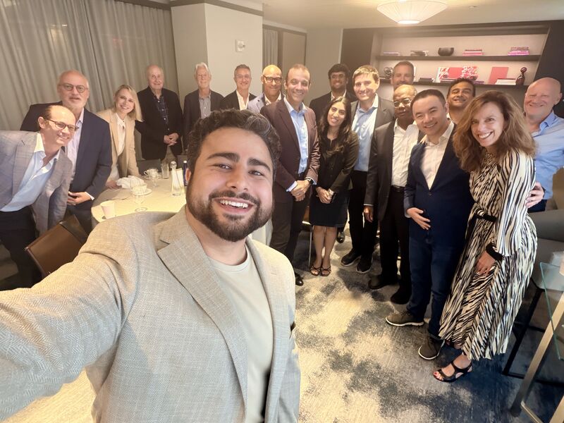 Guests at the Pamir Ventures executive breakfast at The Langham, New York